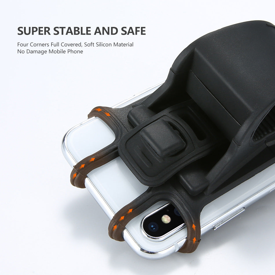 JMT-089354 Universal Bicycle Phone Holder for 4-6.3 Inch Smartphones - Flexible and Eco-Friendly Design