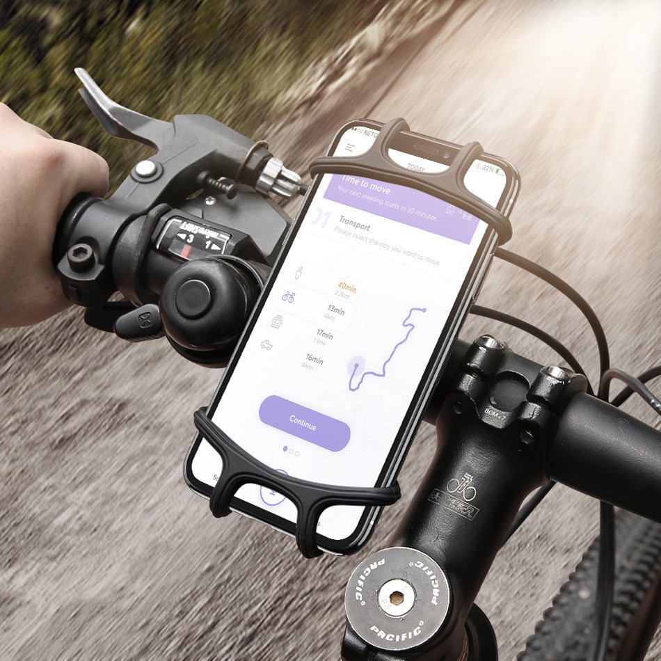 JMT-089354 Universal Bicycle Phone Holder for 4-6.3 Inch Smartphones - Flexible and Eco-Friendly Design