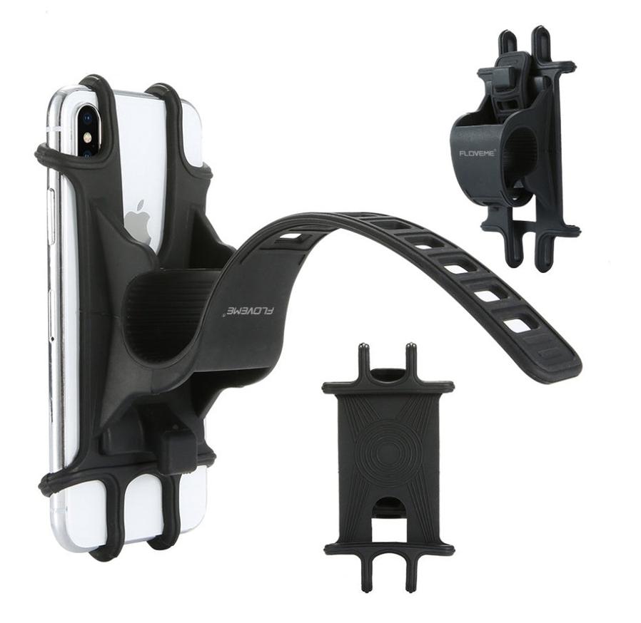 JMT-089354 Universal Bicycle Phone Holder for 4-6.3 Inch Smartphones - Flexible and Eco-Friendly Design