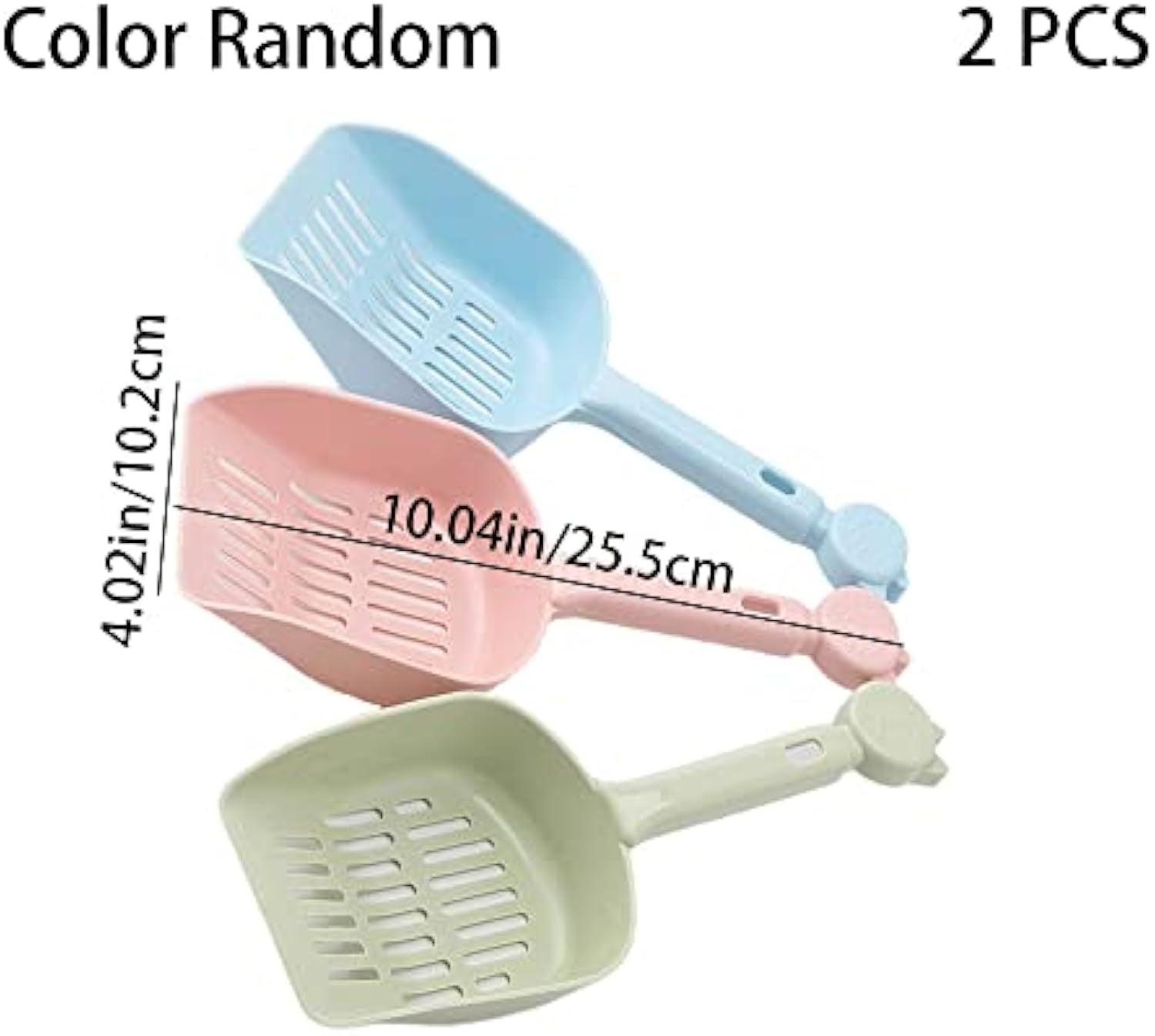 JMT-089418 Durable Plastic Cat Litter Scoops for Effortless Cleaning and Odor Control