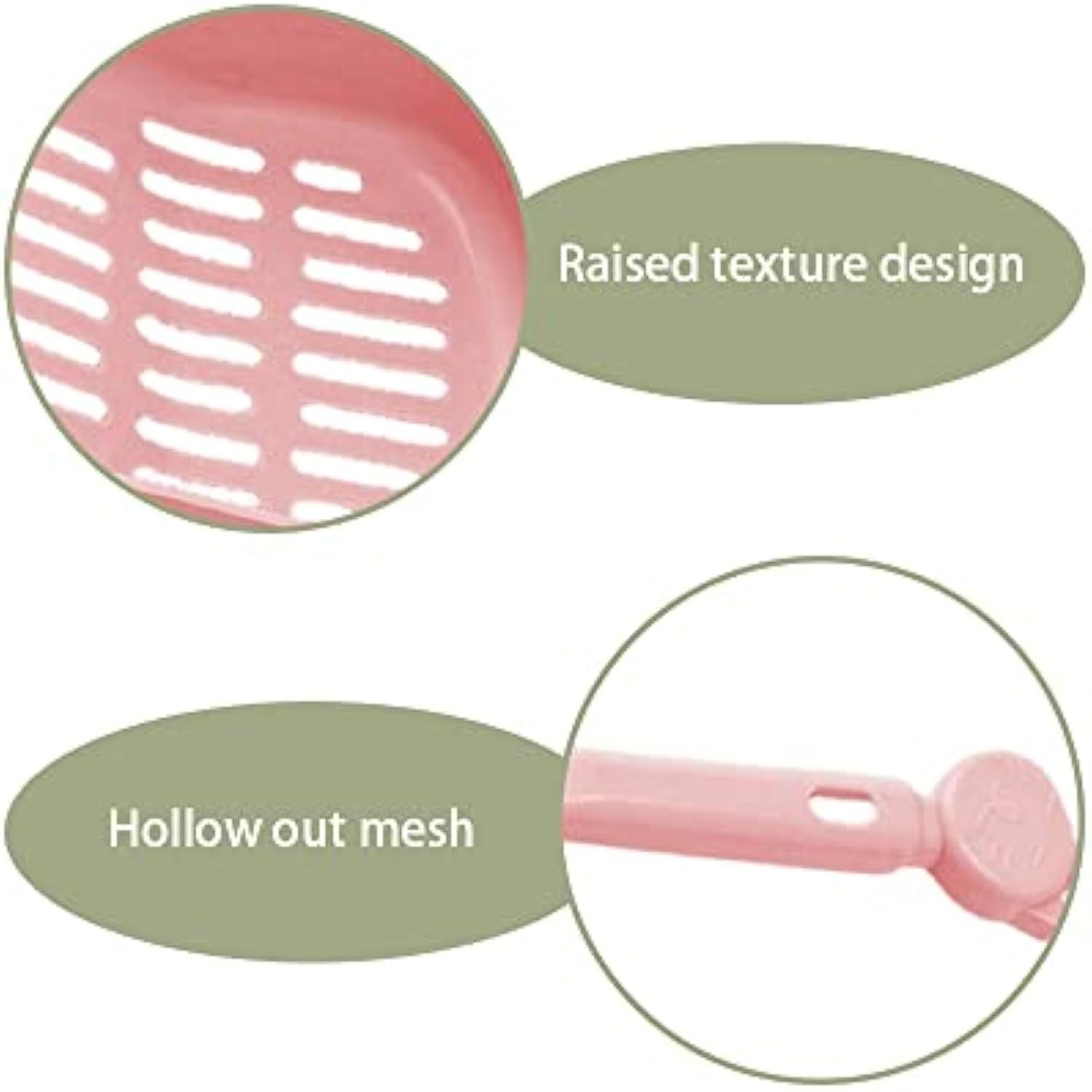 JMT-089418 Durable Plastic Cat Litter Scoops for Effortless Cleaning and Odor Control