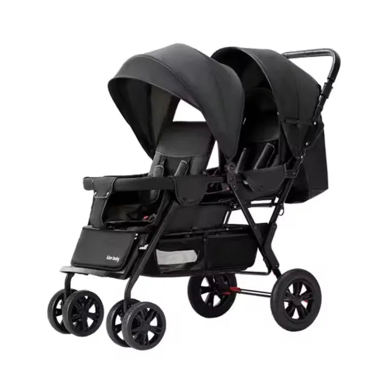 JMT-089482 3 in 1 Foldable Twin Baby Stroller for Infants 0-3 Years - European Design