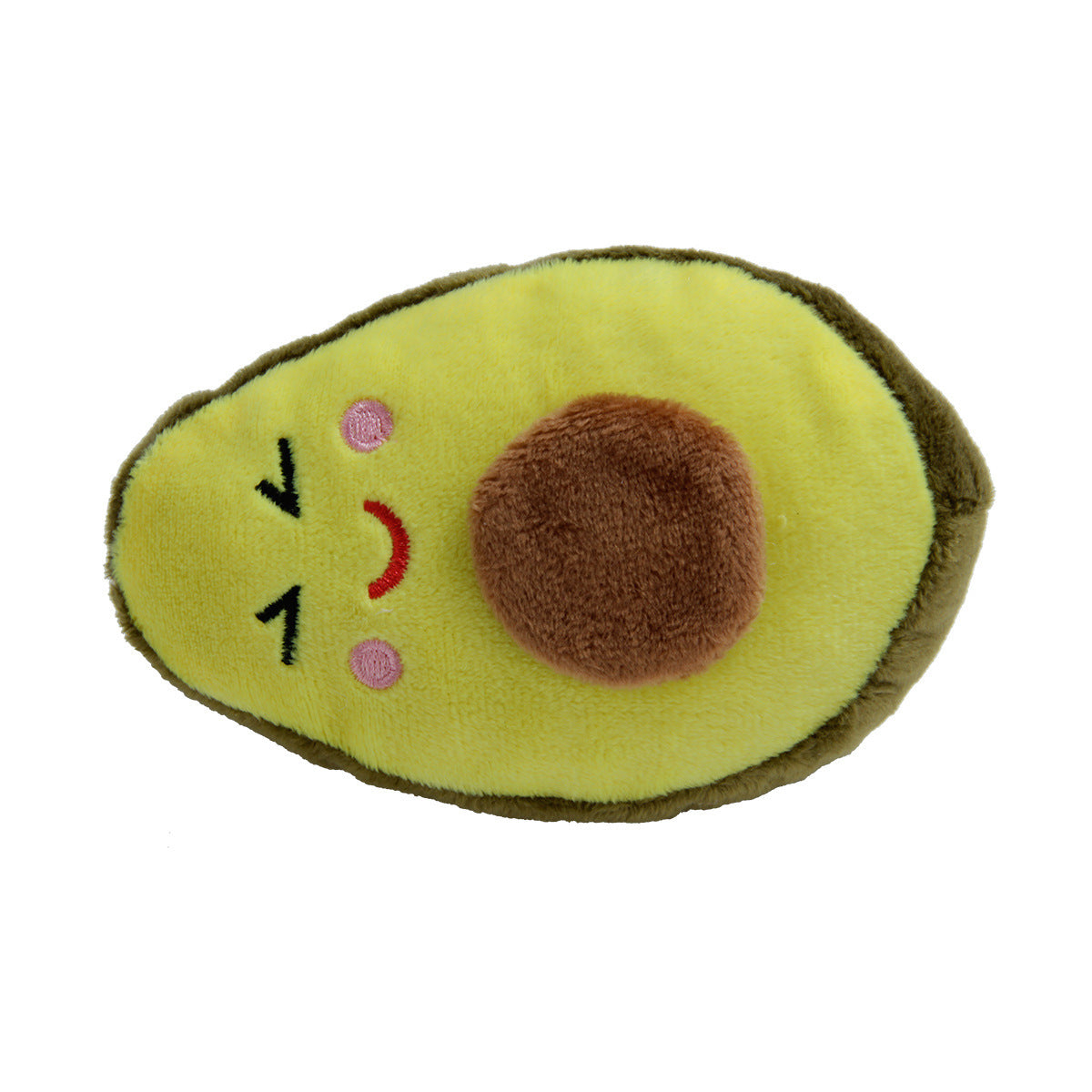 JMT-089482 Large Dog Squeaky Toy with Molar Teeth Design - Fun Fruit & Vegetable Styles in Polyester