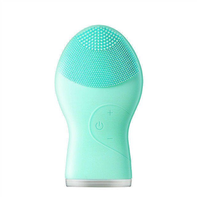 JMT-089482 Ultrasonic Waterproof Silicone Facial Cleanser with 3 Vibration Settings