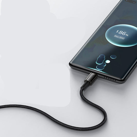 JMT-089674 Baseus 5A USB C to Type-C Charging Cable, 1m/2m Length, Quick Charge Compatible with Android Phones