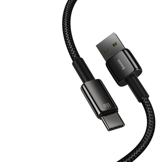 JMT-089674 Baseus 5A USB C to Type-C Charging Cable, 1m/2m Length, Quick Charge Compatible with Android Phones