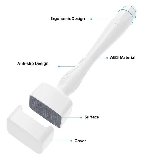 JMT-089738 Electric Microneedle Derma Roller Pen with 15 Replacement Cartridges – 6 Speed Microneedling Device for Skincare