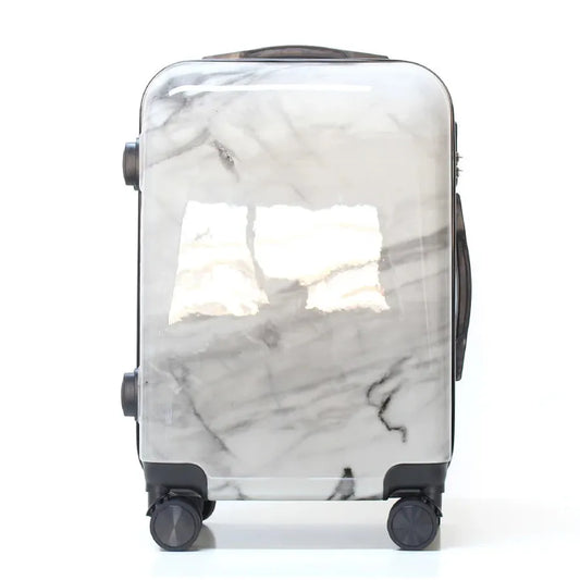 JMT-090058 Stylish Hard Shell Trolley Suitcase with Printed Film Design for Travel
