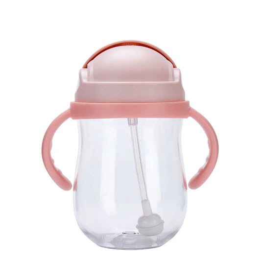 JMT-090442 Spill-Proof Toddler Sippy Cup with Handle and Straw for Easy Hydration