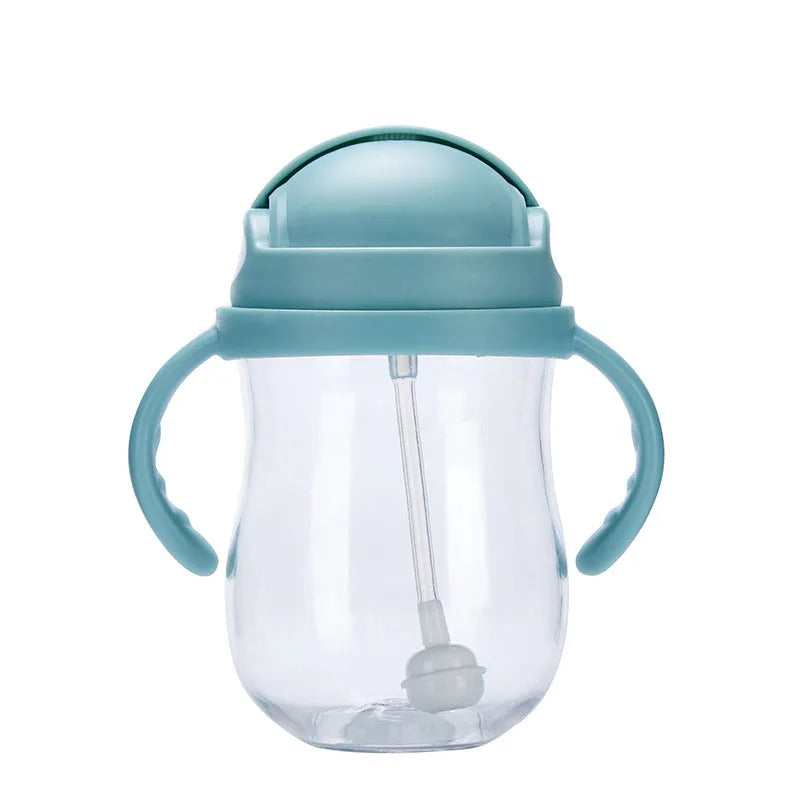 JMT-090442 Spill-Proof Toddler Sippy Cup with Handle and Straw for Easy Hydration