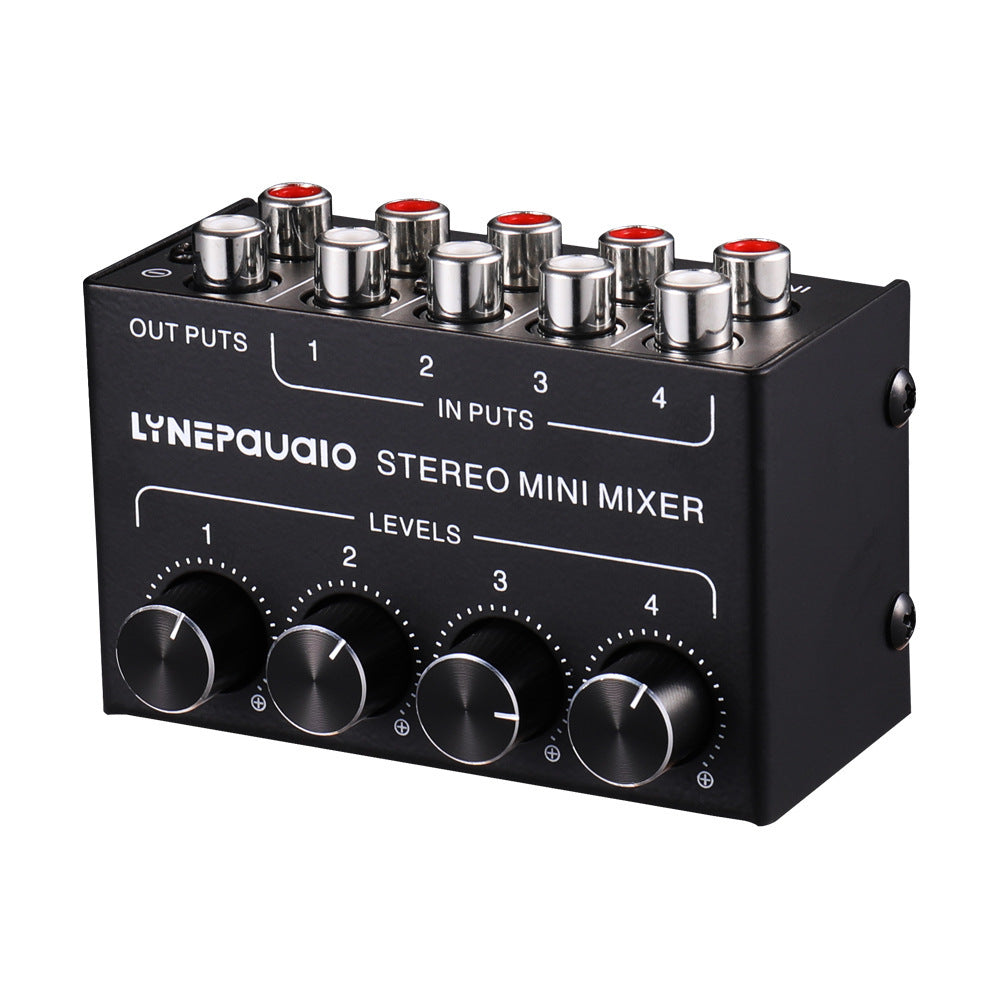 JMT-090506 Four-Channel Passive Audio Mixer with Versatile Input and Output Impedance