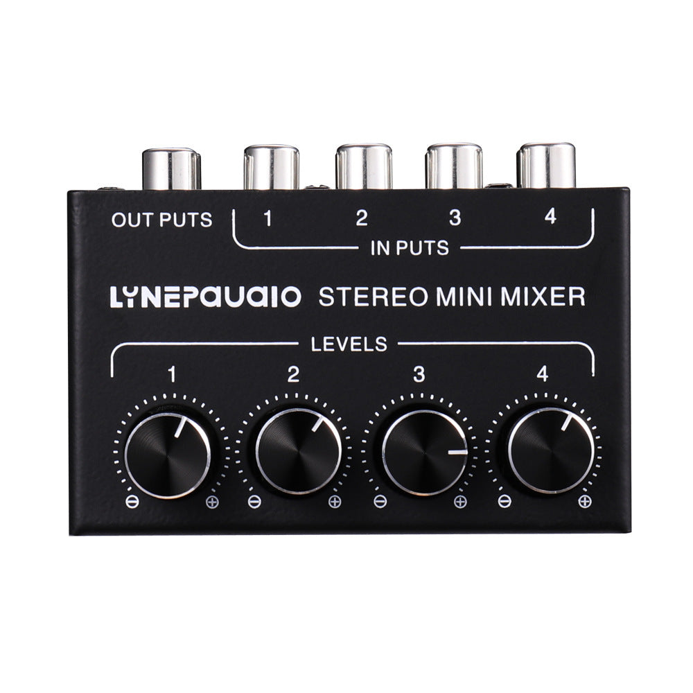 JMT-090506 Four-Channel Passive Audio Mixer with Versatile Input and Output Impedance