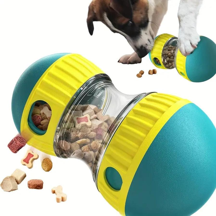 JMT-090634 Interactive Adjustable Treat Dispenser Toy for Dogs - Slow Feeder Puzzle for Engaging Play and Mental Stimulation