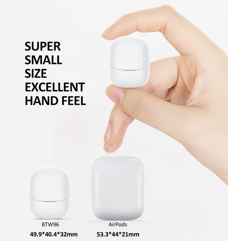 JMT-090826 Mini True Wireless In-Ear Earbuds with Touch Control and HiFi Sound Quality