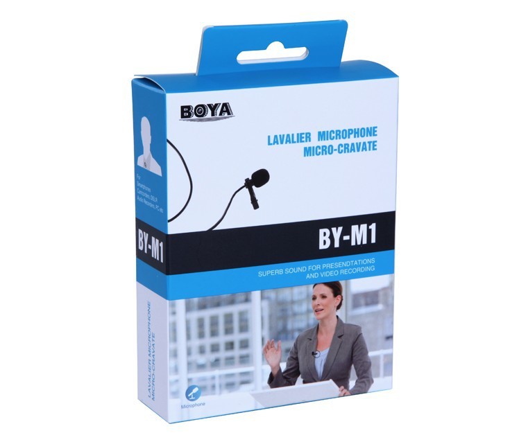 JMT-090826 Omnidirectional Lavalier Microphone for Cameras with 3.5mm Connection