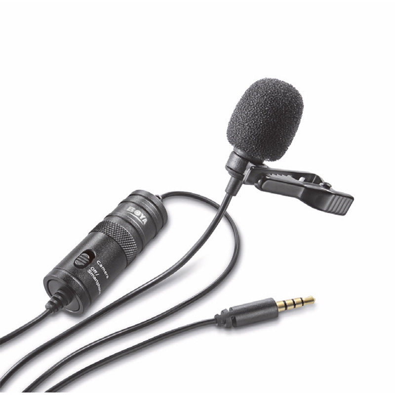 JMT-090826 Omnidirectional Lavalier Microphone for Cameras with 3.5mm Connection
