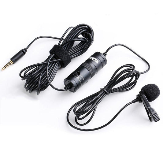 JMT-090826 Omnidirectional Lavalier Microphone for Cameras with 3.5mm Connection