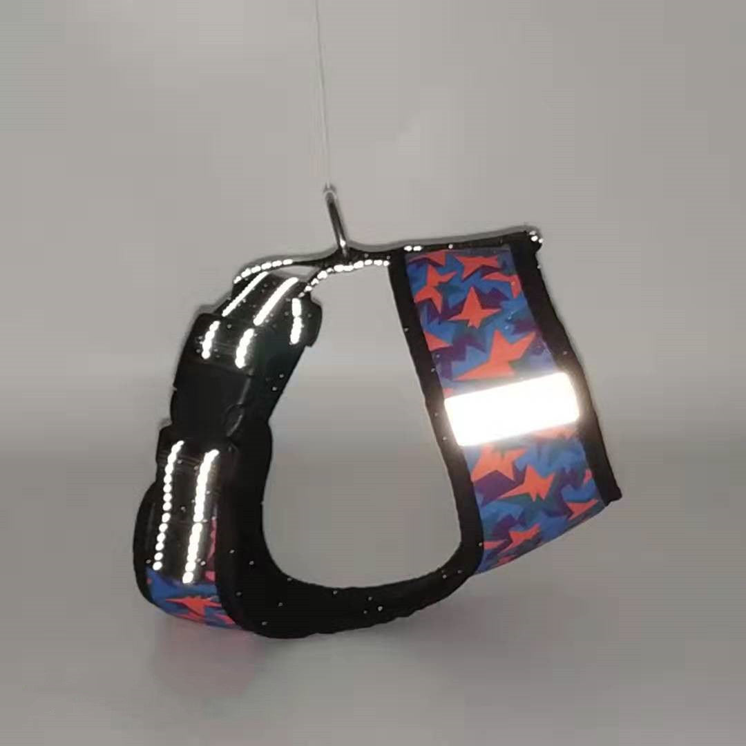 JMT-090826 Reflective Adjustable Dog Chest Strap - Polyester Material with Multiple Size Options
