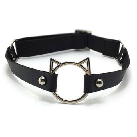 JMT-091018 Elasticity Harness Heart Leg Chain Garter Belt for Women with Spike Detail, Available in Black and Unique Designs