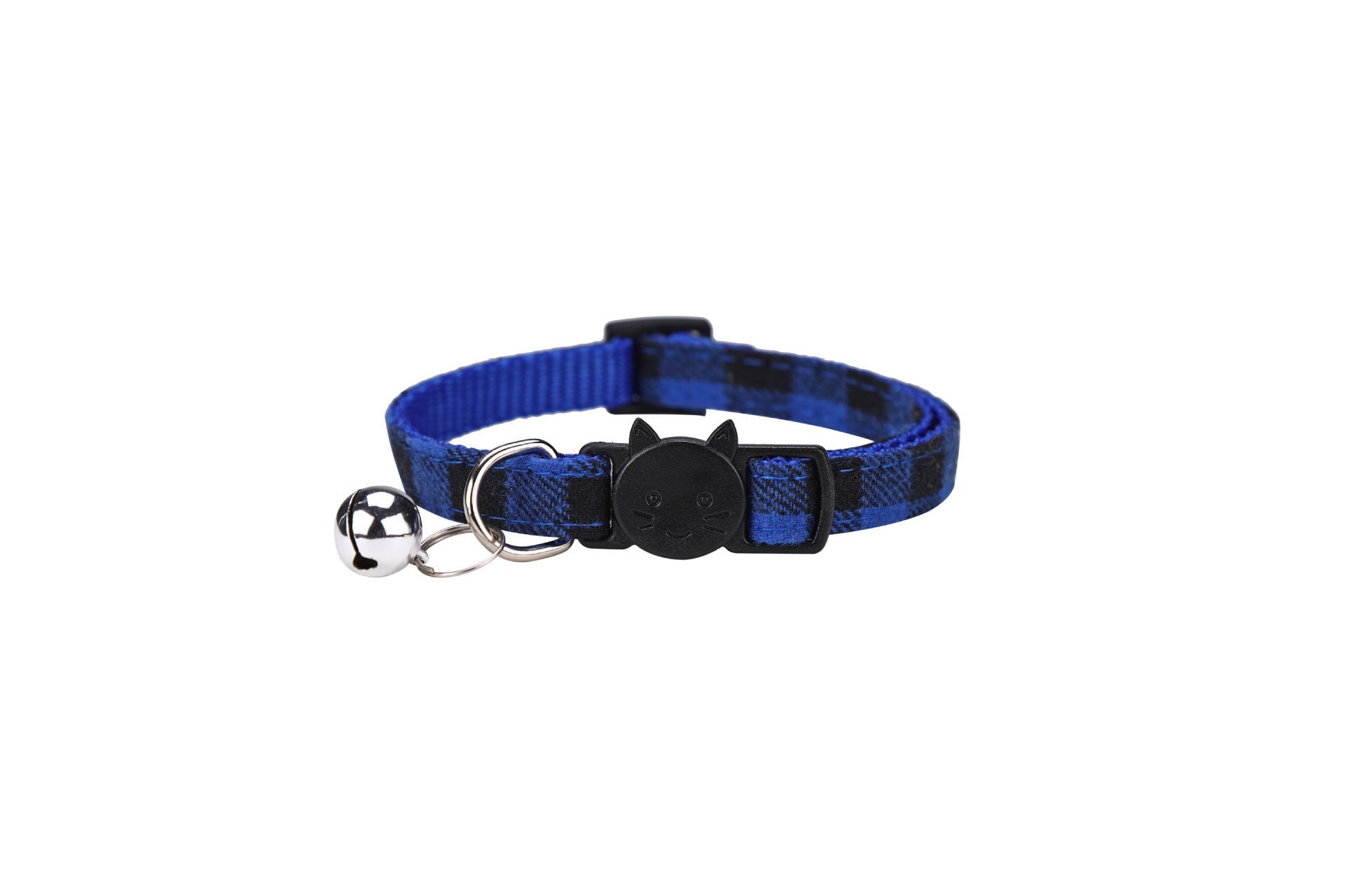 JMT-091146 Plaid Bowknot Cat Collar with Anti-Rust Bell – Available in Multiple Colors