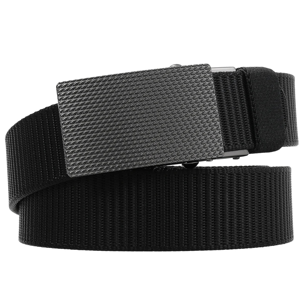 JMT-091402 Nylon Braid Belt with Zinc Alloy Buckle - Stylish and Durable Fashion Accessory