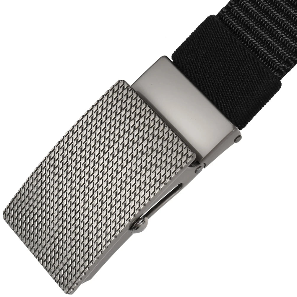 JMT-091402 Nylon Braid Belt with Zinc Alloy Buckle - Stylish and Durable Fashion Accessory