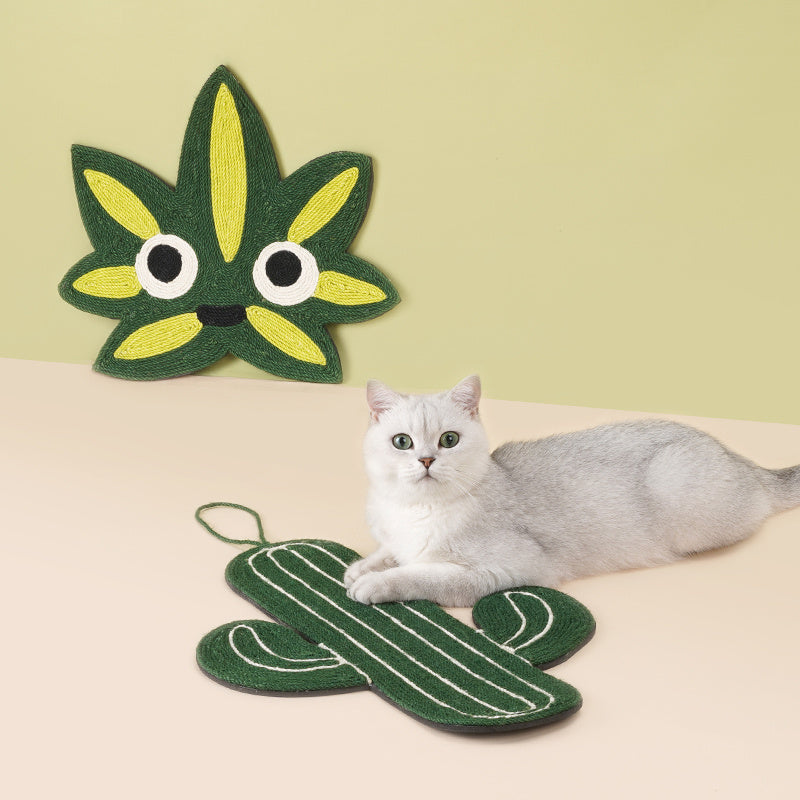JMT-091658 Cactus Cat Scratch Pad with Sisal Material for Claw Maintenance and Sofa Protection