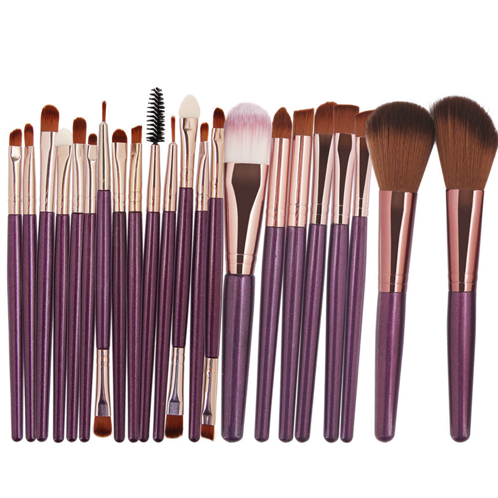 JMT-091914 22-Piece Eyeshadow Brush Set with Pink, Black, and Coffee Color Options