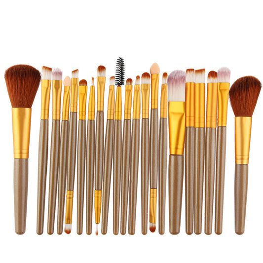 JMT-091914 22-Piece Eyeshadow Brush Set with Pink, Black, and Coffee Color Options