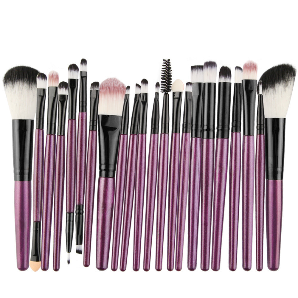 JMT-091914 22-Piece Eyeshadow Brush Set with Pink, Black, and Coffee Color Options