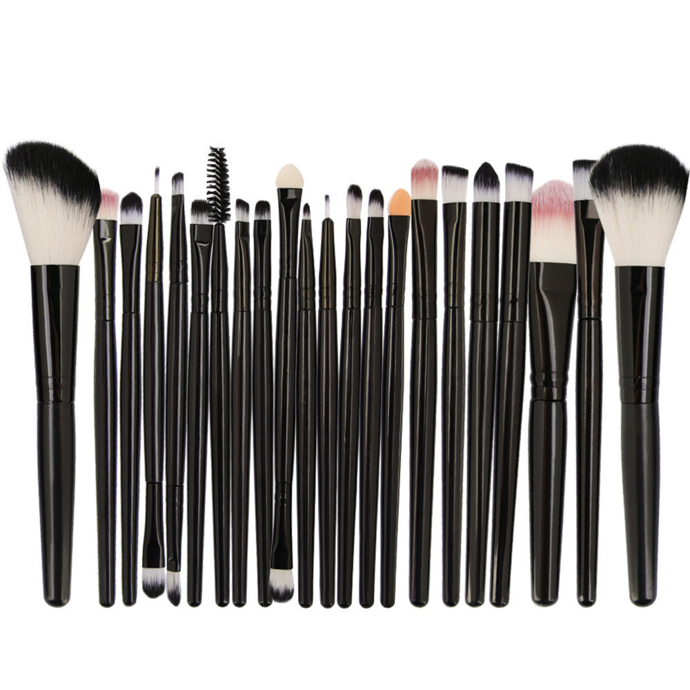 JMT-091914 22-Piece Eyeshadow Brush Set with Pink, Black, and Coffee Color Options