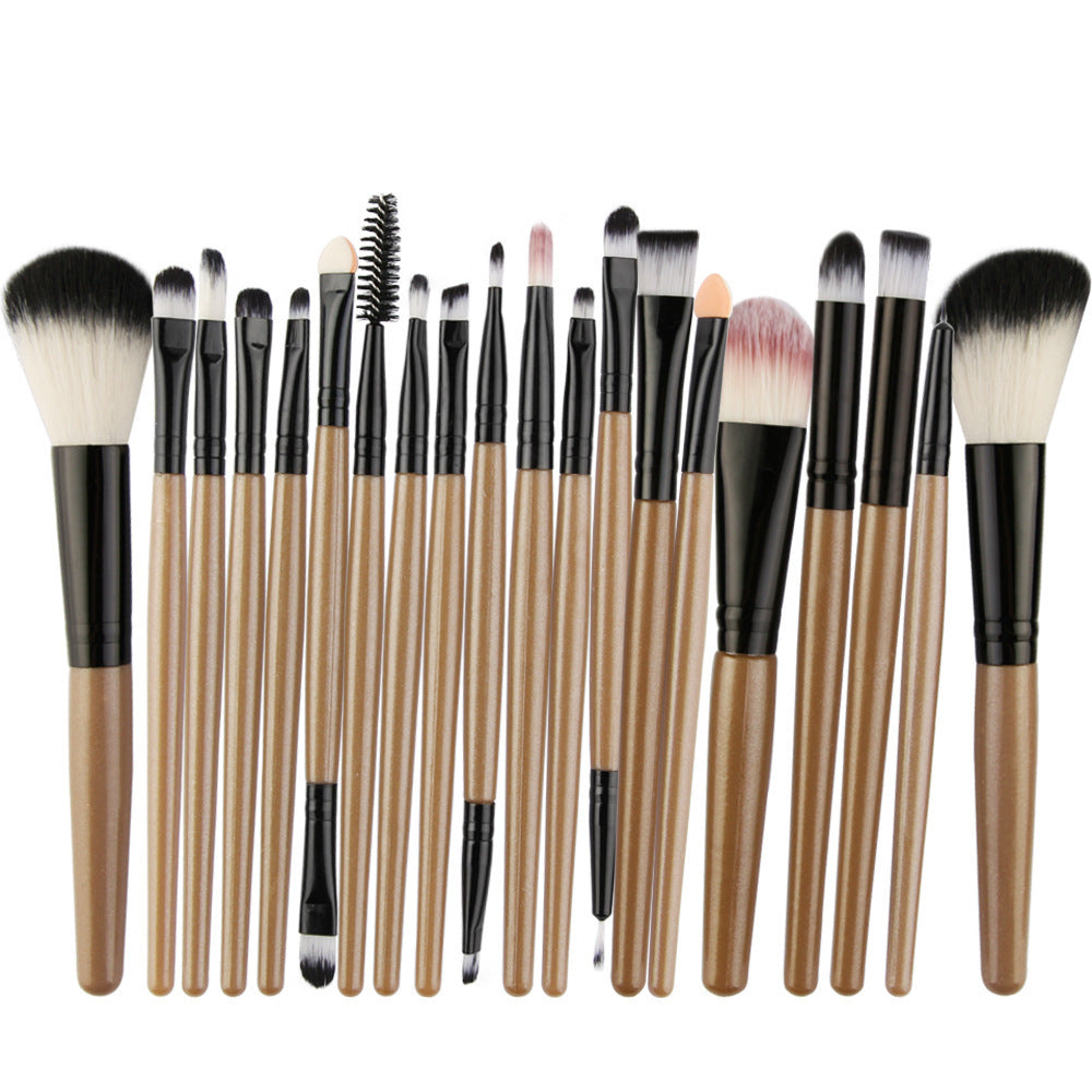 JMT-091914 22-Piece Eyeshadow Brush Set with Pink, Black, and Coffee Color Options
