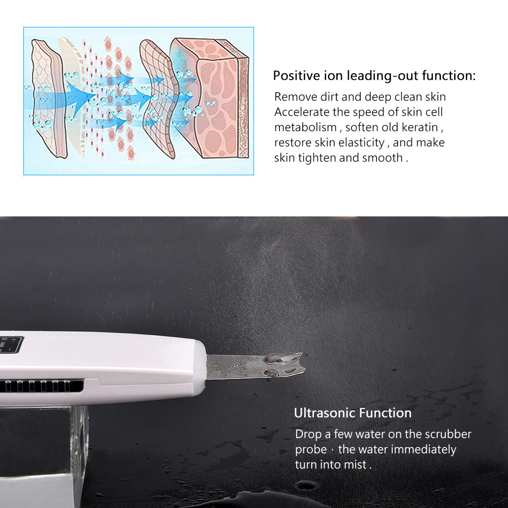 JMT-092042 Ultrasonic Skin Cleansing Device with Ionic Technology for Deep Cleaning and Improved Skin Elasticity