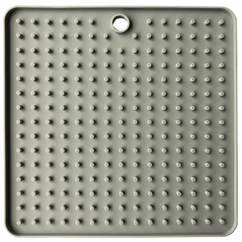 JMT-092106 Silicone Dog Licking Pad - Pet Slow Food Plate, 18.5 x 18.5 cm