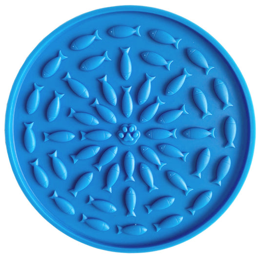 JMT-092106 Silicone Dog Licking Pad - Pet Slow Food Plate, 18.5 x 18.5 cm