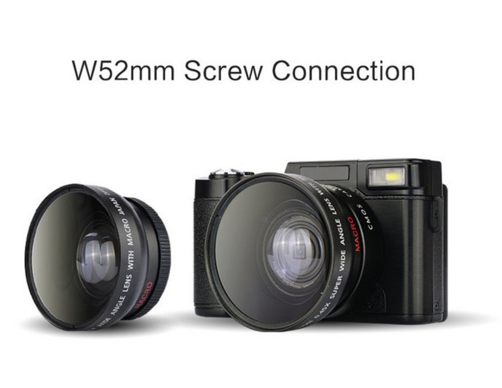 JMT-092170 27K HD Flip Screen Digital Camera with 30MP Resolution and Wide-Angle Lens Options