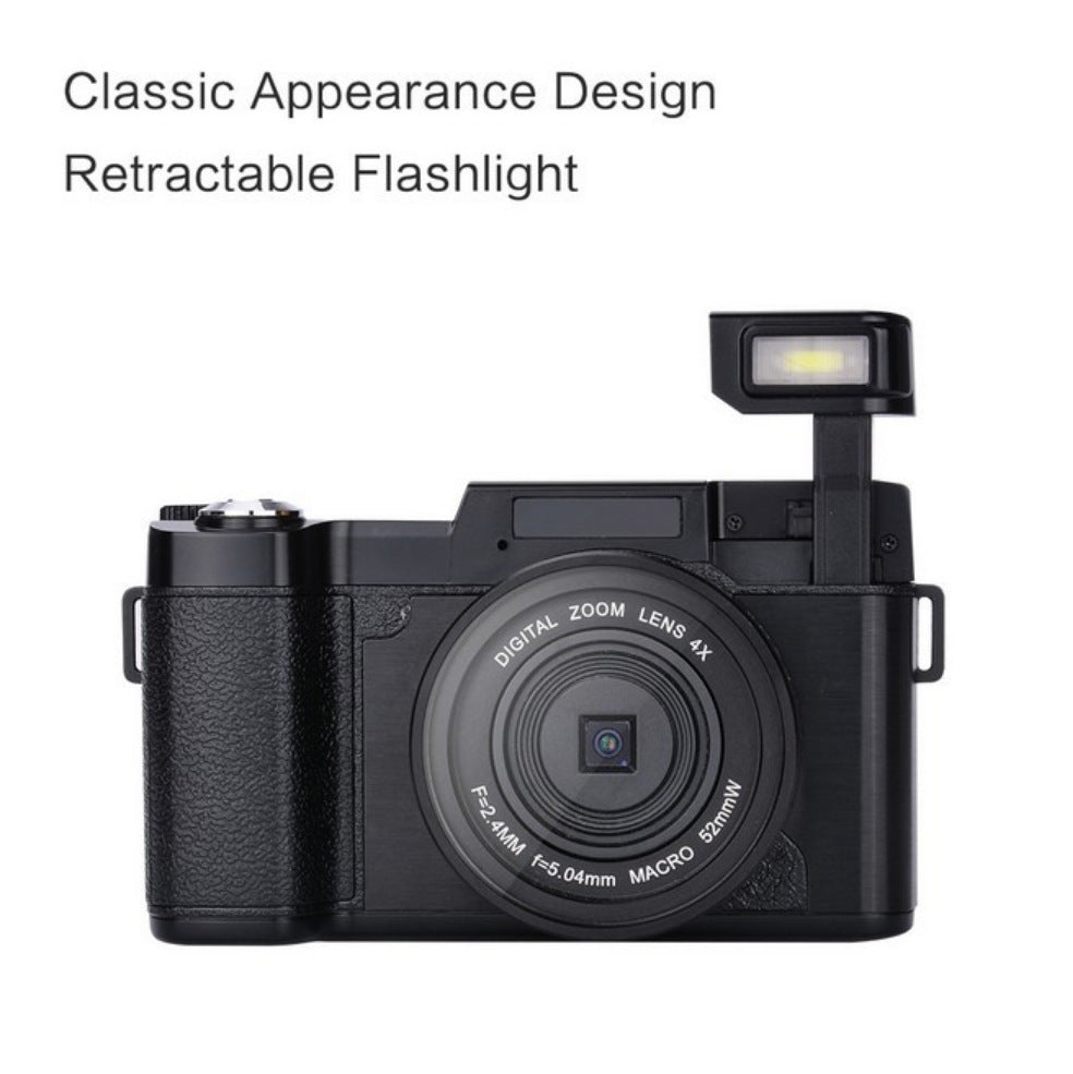 JMT-092170 27K HD Flip Screen Digital Camera with 30MP Resolution and Wide-Angle Lens Options