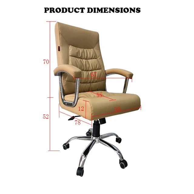 JMT-092554 Adjustable Executive Swivel Office Chair – Ergonomic Design for Comfort and Style