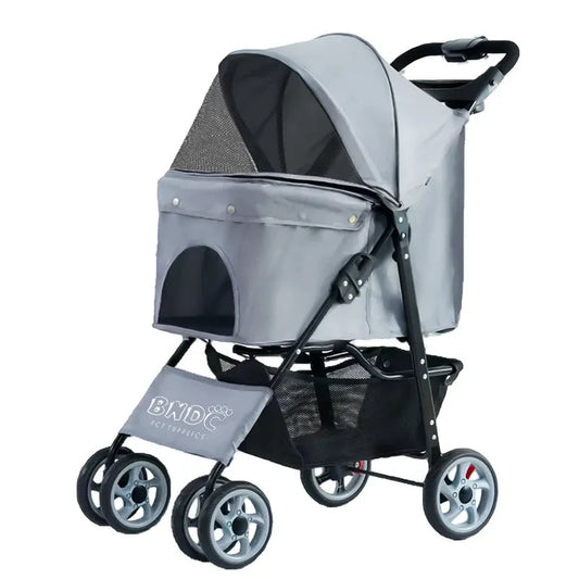 JMT-092746 Compact Foldable Pet Stroller for Travel with Dogs and Cats
