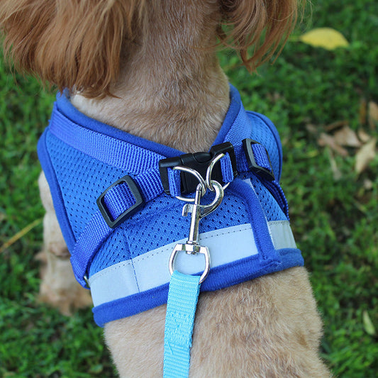 JMT-093130 Adjustable Polyester Pet Chest Strap in Multiple Sizes for Small to Extra-Large Dogs