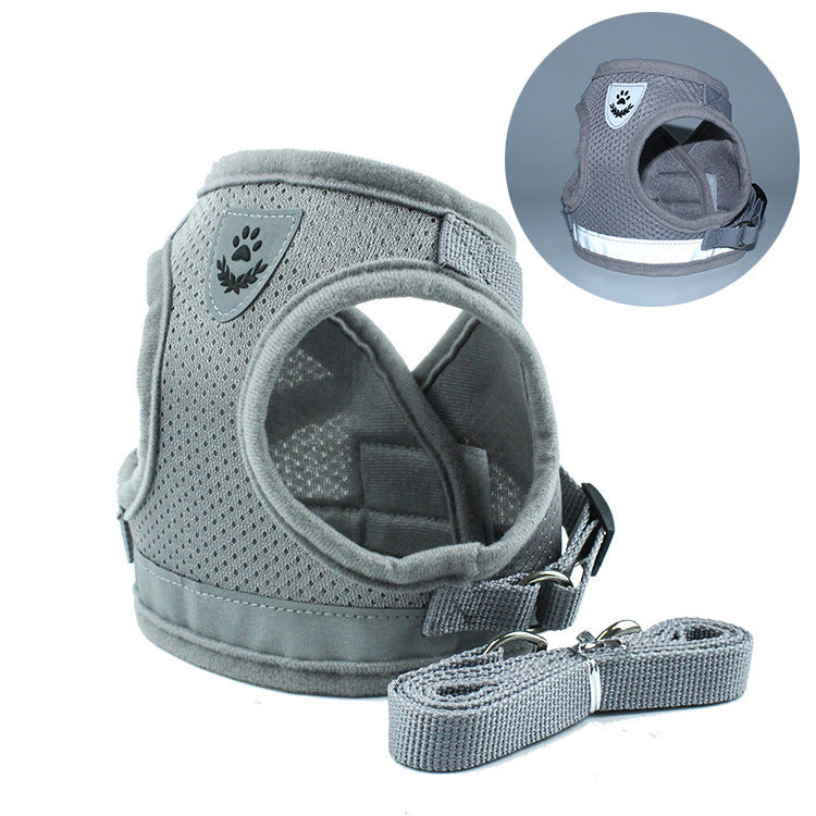 JMT-093130 Adjustable Polyester Pet Chest Strap in Multiple Sizes for Small to Extra-Large Dogs