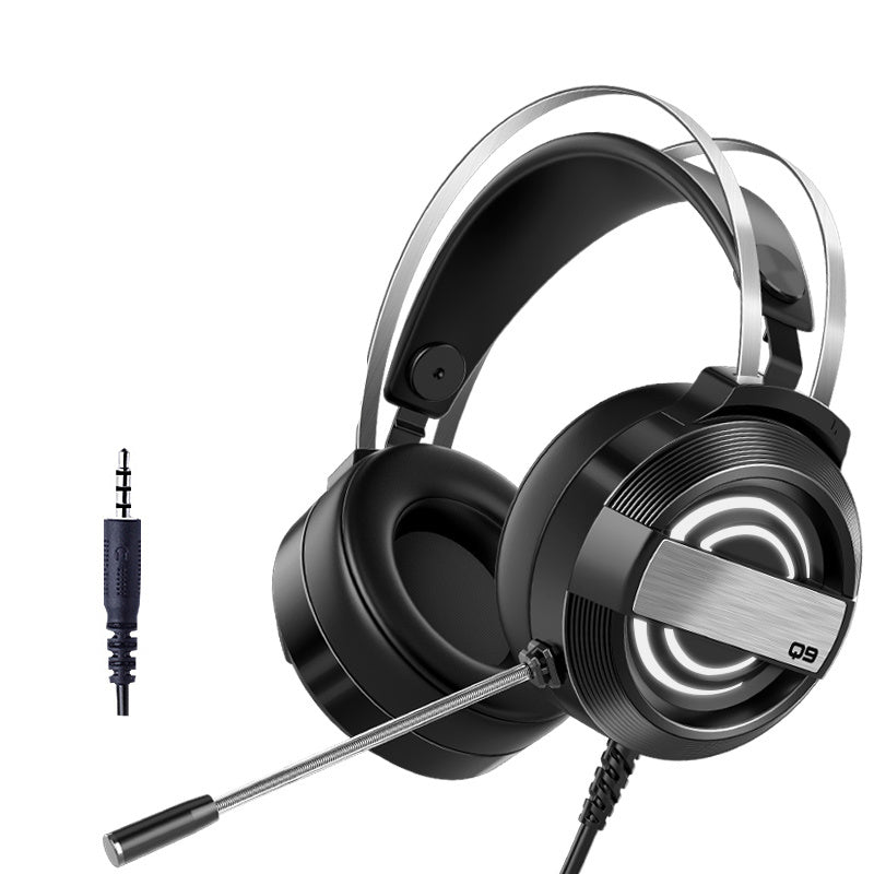 JMT-093130 Wired Gaming Headset with Microphone and Comfortable Earmuffs
