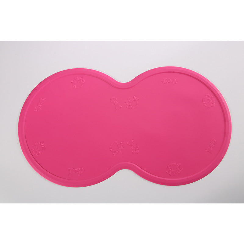 JMT-093258 Eco-Friendly Silicone Pet Placemat - Durable, Easy to Clean, Comfortable Texture, High-Temperature Resistant, Elegant Design, 480 x 270 x 3MM