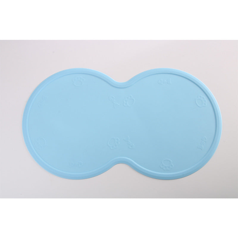 JMT-093258 Eco-Friendly Silicone Pet Placemat - Durable, Easy to Clean, Comfortable Texture, High-Temperature Resistant, Elegant Design, 480 x 270 x 3MM