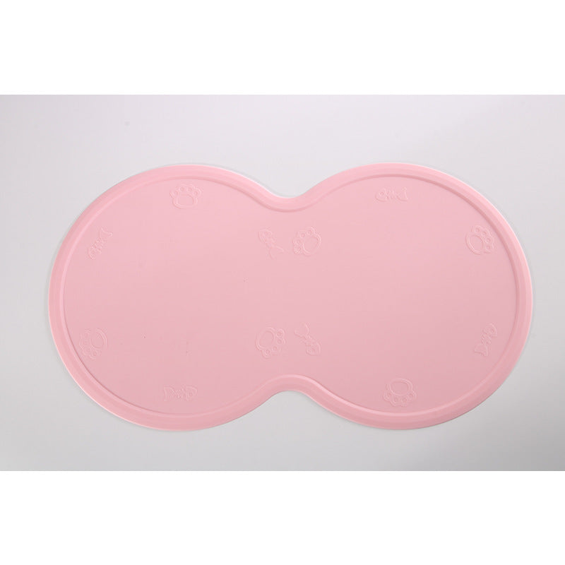 JMT-093258 Eco-Friendly Silicone Pet Placemat - Durable, Easy to Clean, Comfortable Texture, High-Temperature Resistant, Elegant Design, 480 x 270 x 3MM