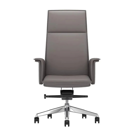 JMT-093706 Ergonomic Leather Executive Office Chair with Adjustable High Back Support