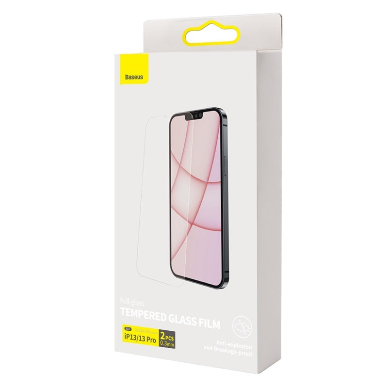 JMT-093962 Tempered Glass Front Film for iPhone 13 (5.4 Inch) – 2 Pack with Cleaning Tools