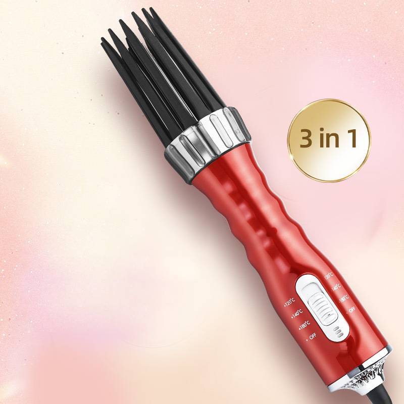 JMT-094090 3-in-1 Hot Air Comb with Tourmaline Ceramic for Efficient Hair Drying and Styling