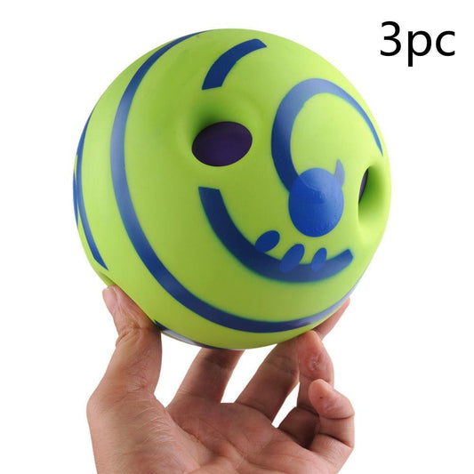 JMT-094090 Durable Vinyl Dog Molar Training Ball - 10cm Diameter, Non-Toxic, Bite Resistant