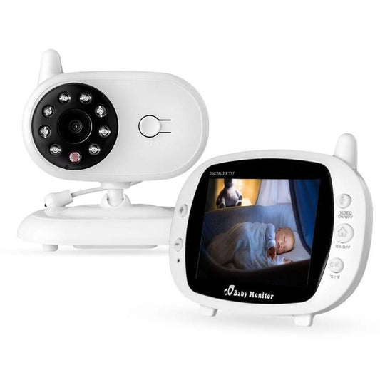 JMT-094474 3.5 Inch Baby Care Night Vision Monitor with Two-Way Intercom and Temperature Display